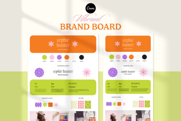 Download Vibrant Brand Board - Brand board Collection