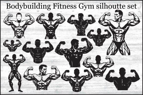 Download Bodybuilding Fitness Gym Silhouette - Fit Collection