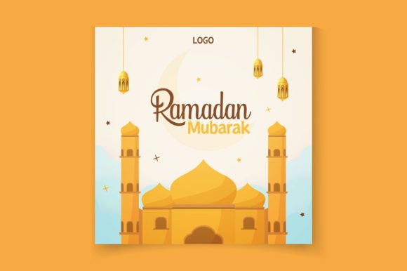 Download Ramadan Mubarak Promotion Post Template - Promo Collection